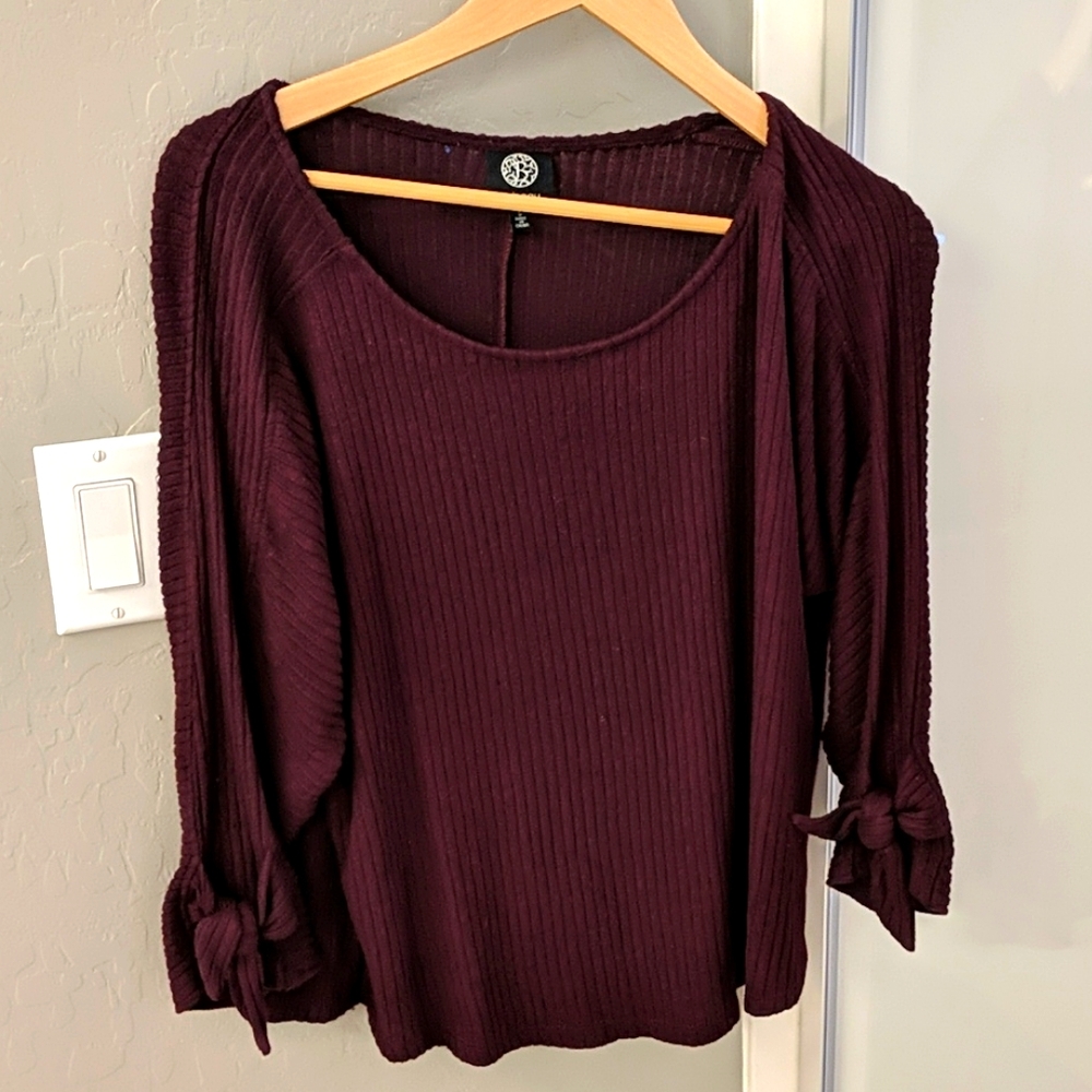 EUC Nordstrom Rack Maroon Lightweight Sweater
